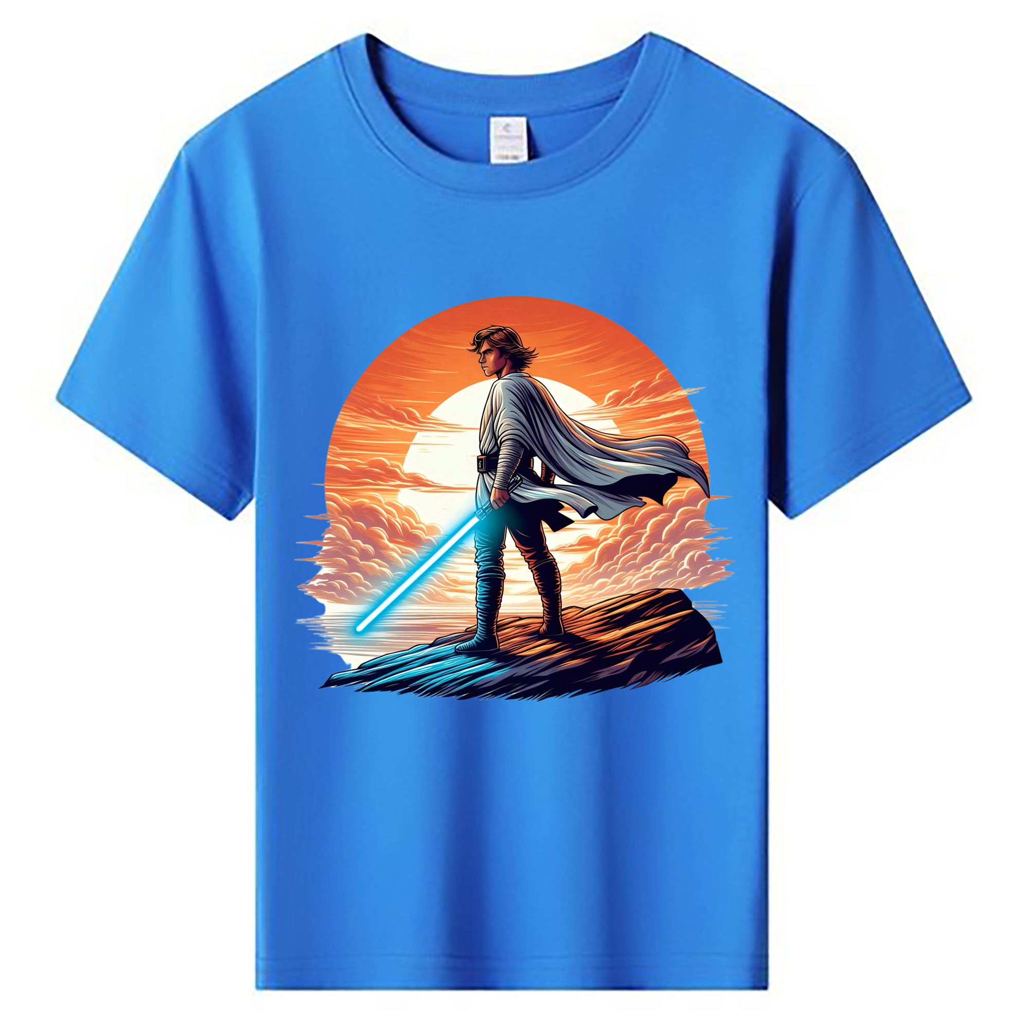 （画像用） スター・ウォーズ Star Wars 綿100％キッズTシャツ（フロントプリント）